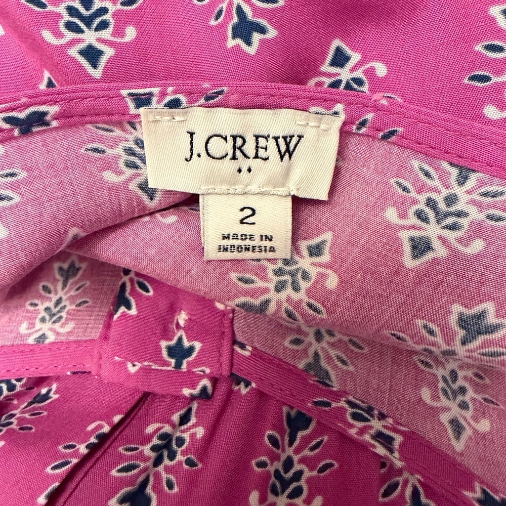 J crew Pink Floral Women's Dress - Picture 8 of 8